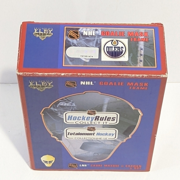 NHL Edmonton Oilers goalie mask frame - Picture 7 of 9